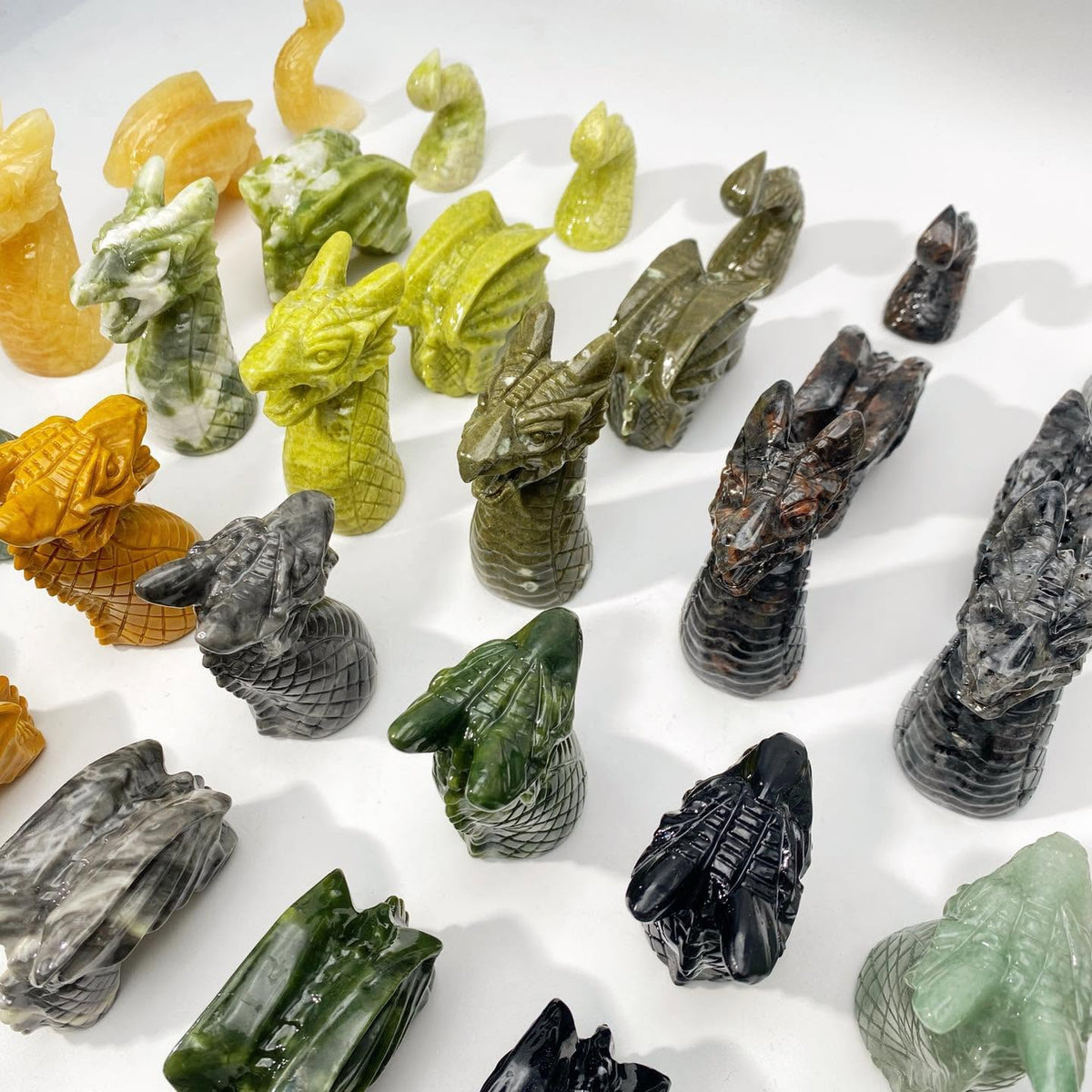 Natural Crystal Animals Carvings