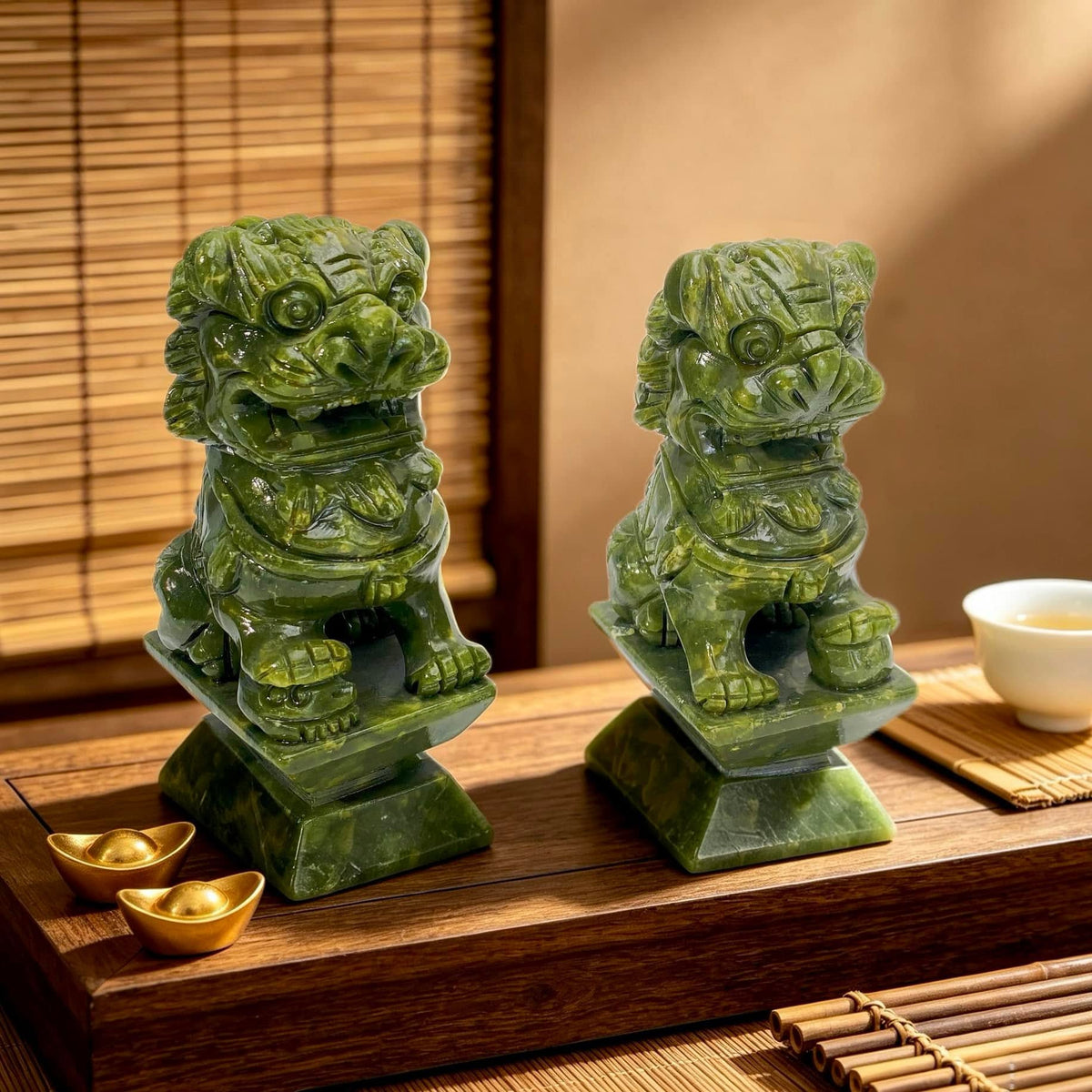 Natural Crystal Carvings Lion