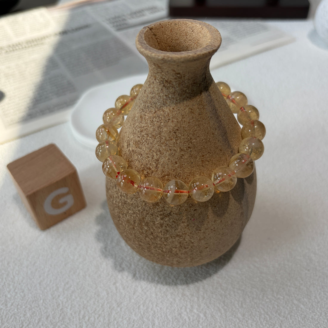 Natural High‑Quality Citrine Bracelet