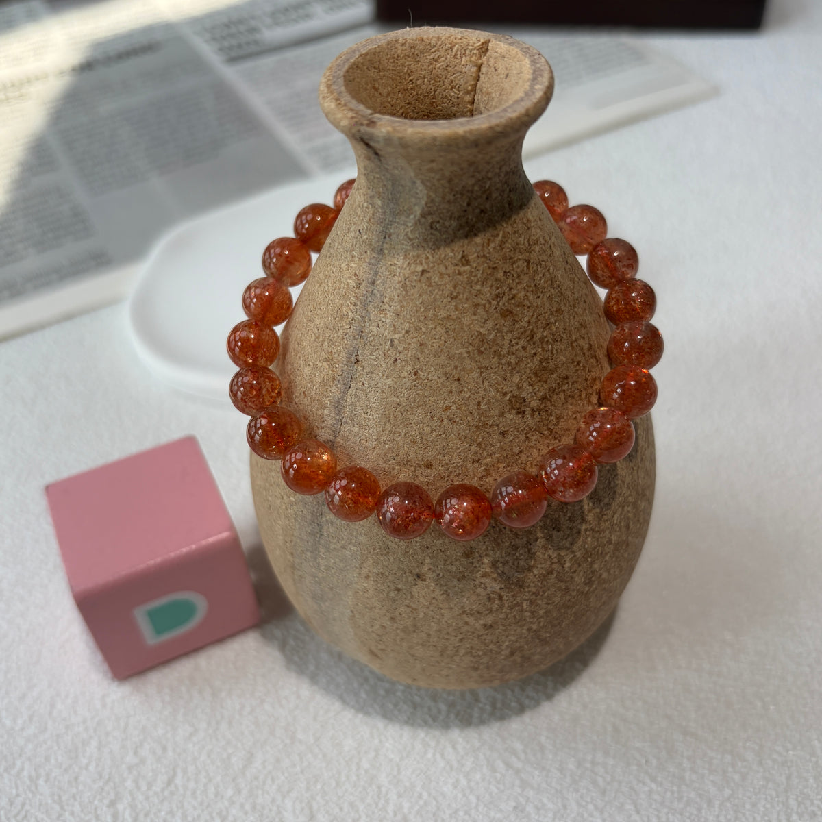 Natural Sunstone Bracelet