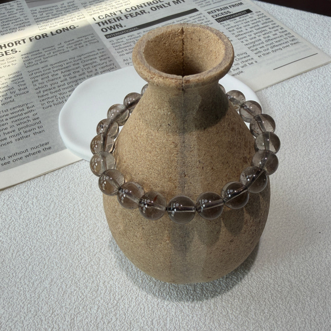 Natural Smoky Quartz Bracelet