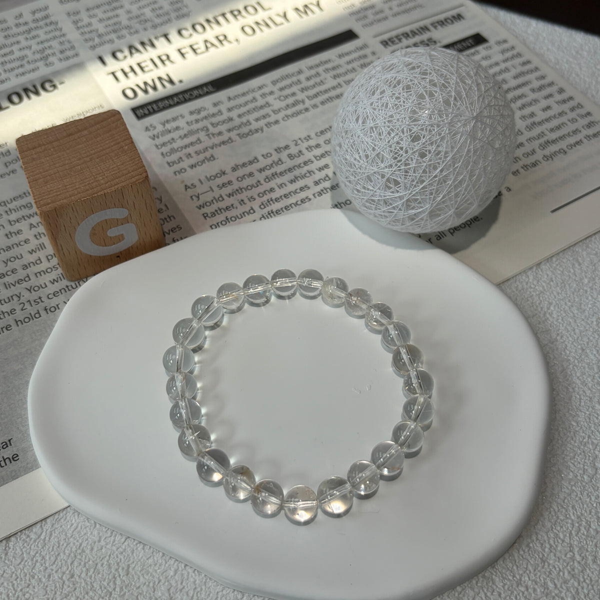 Natural High‑Quality  Bracelet Clear Quartz