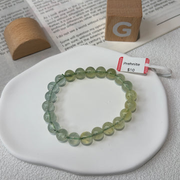 Natural High‑Quality Bracelet Prehnite