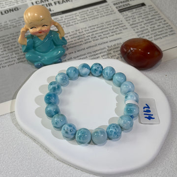 Top Natural Larimar  Bracelet