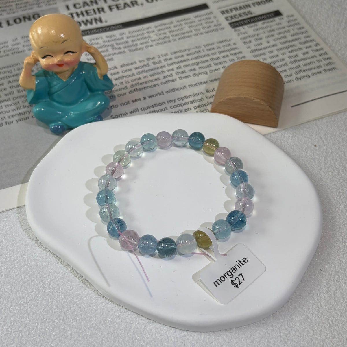 HQ Natural Morganite Bracelet