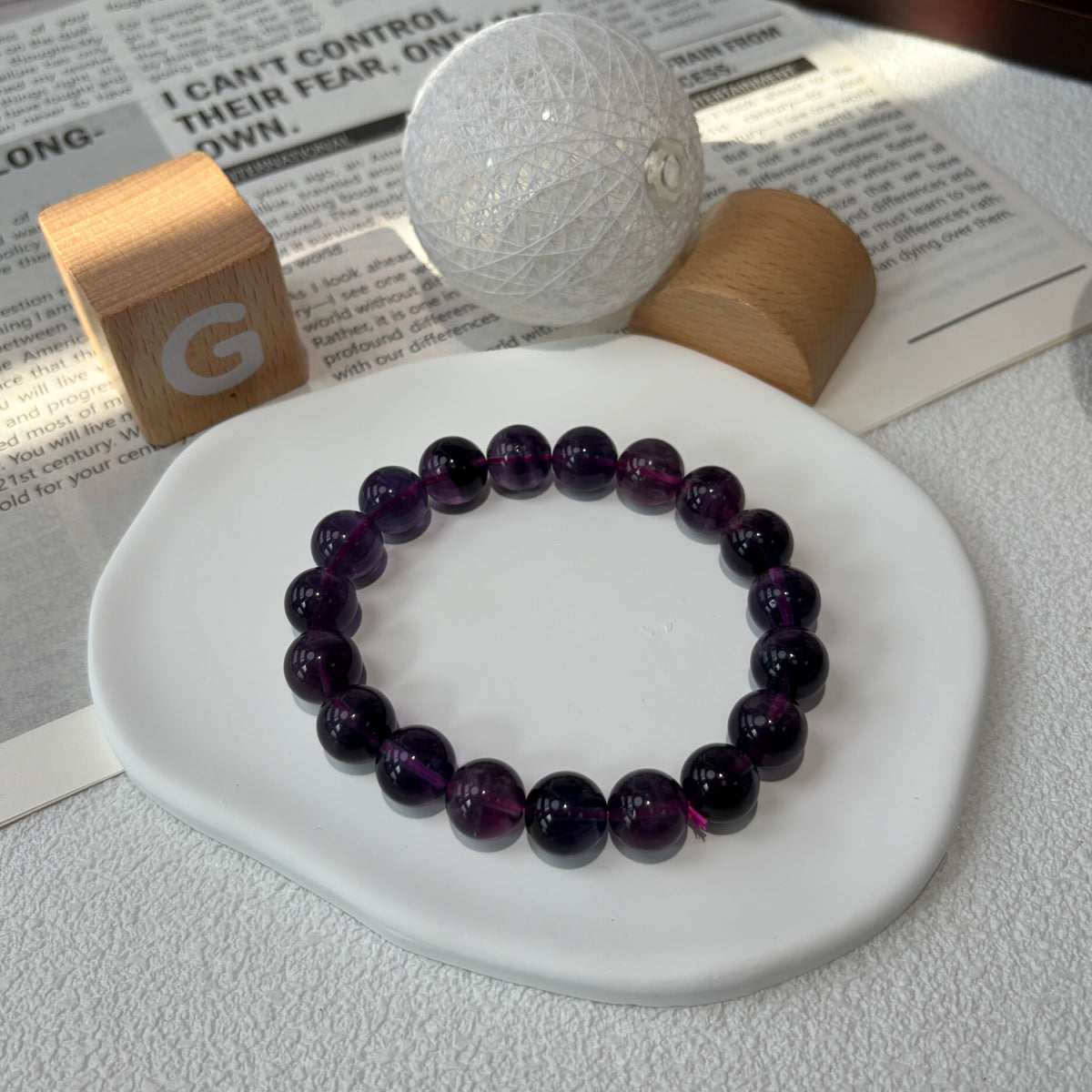 Natural High‑Quality Crystal Bracelet Amethyst