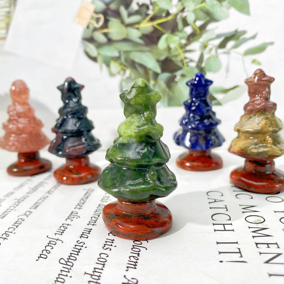 Christmas Tree  Crystal Carvings